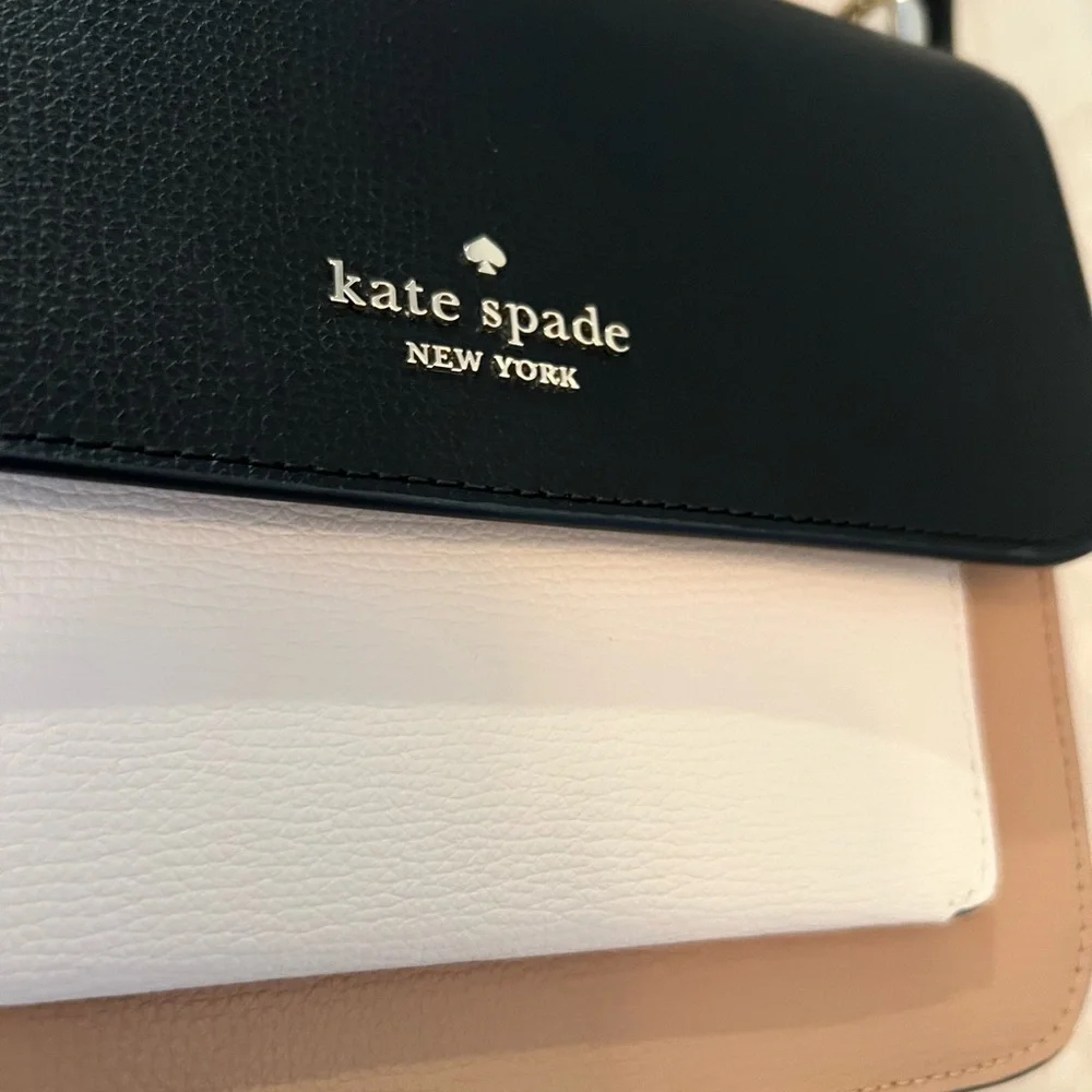New Kate Spade Black and Tan Women's Bag - Picture 6 of 16